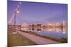 Sunset Walk at Lake Merritt, Oakland, California-Vincent James-Mounted Photographic Print