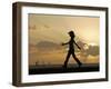 Sunset Walker, Honolulu, Hawaii-Marco Garcia-Framed Photographic Print