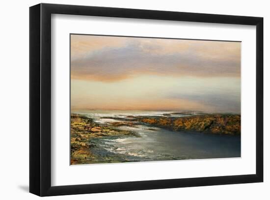 Sunset Waters-Michael Mote-Framed Art Print