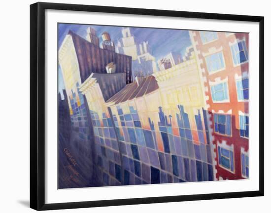 Sunset, Waverly Place, New York City, 1995-Charlotte Johnson Wahl-Framed Giclee Print