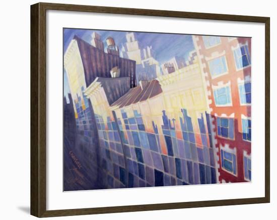 Sunset, Waverly Place, New York City, 1995-Charlotte Johnson Wahl-Framed Giclee Print