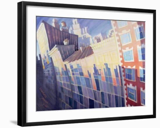 Sunset, Waverly Place, New York City, 1995-Charlotte Johnson Wahl-Framed Giclee Print