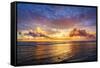 Sunset, West Island, Cocos (Keeling) Islands, Indian Ocean, Asia-Lynn Gail-Framed Stretched Canvas