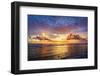 Sunset, West Island, Cocos (Keeling) Islands, Indian Ocean, Asia-Lynn Gail-Framed Photographic Print