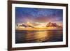 Sunset, West Island, Cocos (Keeling) Islands, Indian Ocean, Asia-Lynn Gail-Framed Photographic Print