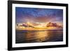 Sunset, West Island, Cocos (Keeling) Islands, Indian Ocean, Asia-Lynn Gail-Framed Photographic Print