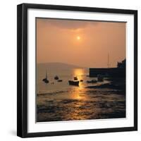 Sunset, Weston-Super-Mare, Somerset-Peter Thompson-Framed Photographic Print