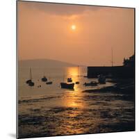 Sunset, Weston-Super-Mare, Somerset-Peter Thompson-Mounted Photographic Print