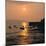 Sunset, Weston-Super-Mare, Somerset-Peter Thompson-Mounted Photographic Print