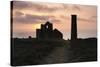 Sunset, Wheal Coates Tin Mine, St Agnes, Cornwall, 2009-Peter Thompson-Stretched Canvas