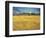 Sunset: Wheat Fields Near Arles, 1888-Vincent van Gogh-Framed Premium Giclee Print