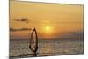 Sunset, Windsurfing, Ocean, Maui, Hawaii, USA-Gerry Reynolds-Mounted Photographic Print