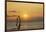 Sunset, Windsurfing, Ocean, Maui, Hawaii, USA-Gerry Reynolds-Framed Photographic Print