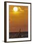 Sunset, Windsurfing, Ocean, Maui, Hawaii, USA-Gerry Reynolds-Framed Photographic Print