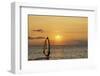 Sunset, Windsurfing, Ocean, Maui, Hawaii, USA-Gerry Reynolds-Framed Premium Photographic Print