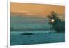 Sunset: Winter Landscape, 1989-Gillian Furlong-Framed Giclee Print