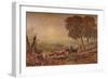 Sunset with Cattle, 1841-George Barret Junior-Framed Giclee Print