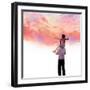 Sunset with Dad-Nancy Tillman-Framed Art Print