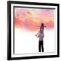 Sunset with Dad-Nancy Tillman-Framed Art Print