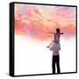 Sunset with Dad-Nancy Tillman-Framed Stretched Canvas