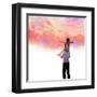 Sunset with Dad-Nancy Tillman-Framed Art Print