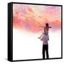 Sunset with Dad-Nancy Tillman-Framed Stretched Canvas