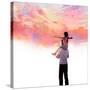 Sunset with Dad-Nancy Tillman-Stretched Canvas