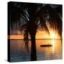 Sunset with Floating Platform - Miami - Florida-Philippe Hugonnard-Stretched Canvas