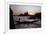 Sunset with Gondolas, Venice, Italy-George Oze-Framed Photographic Print