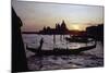 Sunset with Gondolas, Venice, Italy-George Oze-Mounted Photographic Print