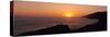 Sunset with Marine Layer, Pacific Ocean, Big Sur, California, USA-null-Stretched Canvas