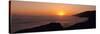 Sunset with Marine Layer, Pacific Ocean, Big Sur, California, USA-null-Stretched Canvas
