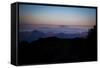 Sunset with Mount Saint Helens on the Horizon, Mount Rainier National Park, Washington-Dan Holz-Framed Stretched Canvas