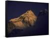 Sunset with Mountains, Nepal-Michael Brown-Framed Stretched Canvas