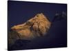 Sunset with Mountains, Nepal-Michael Brown-Stretched Canvas