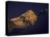 Sunset with Mountains, Nepal-Michael Brown-Stretched Canvas