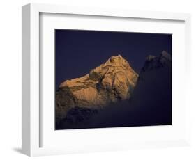 Sunset with Mountains, Nepal-Michael Brown-Framed Photographic Print