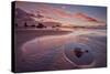 Sunset with Orange Clouds, Bandon Beach, Oregon, United States of America, North America-James-Stretched Canvas