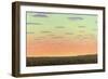 Sunset with Wildflowers-James W. Johnson-Framed Giclee Print