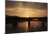 Sunset Yacht-Sebastien Lory-Mounted Photographic Print