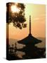 Sunset, Yasaka No to Pagoda, Kyoto City, Honshu, Japan-Christian Kober-Stretched Canvas