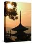 Sunset, Yasaka No to Pagoda, Kyoto City, Honshu, Japan-Christian Kober-Stretched Canvas