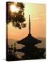 Sunset, Yasaka No to Pagoda, Kyoto City, Honshu, Japan-Christian Kober-Stretched Canvas