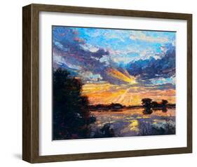 Sunset-Robert Moore-Framed Art Print
