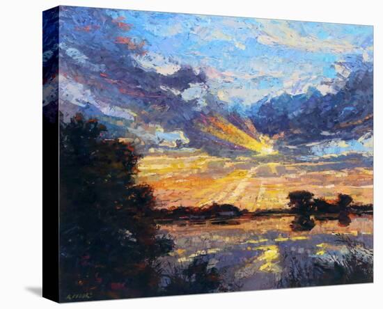 Sunset-Robert Moore-Stretched Canvas
