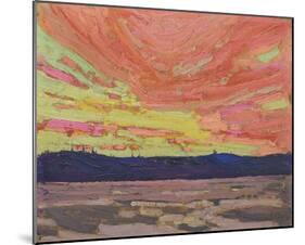 Sunset-Tom Thomson-Mounted Giclee Print