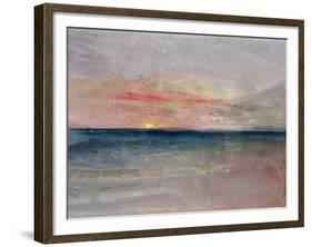 Sunset-J^ M^ W^ Turner-Framed Giclee Print