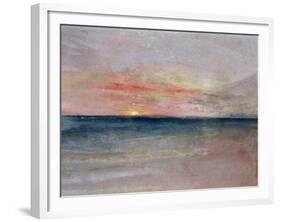 Sunset-J^ M^ W^ Turner-Framed Giclee Print