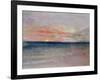 Sunset-J^ M^ W^ Turner-Framed Giclee Print