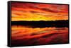 Sunset-Michel Hersen-Framed Stretched Canvas